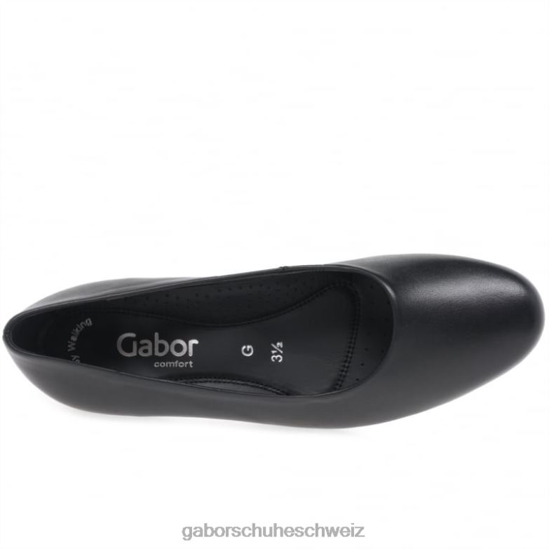Schuhwerk Frauen Gabor Schwarz schreiende Pumps XTX0242