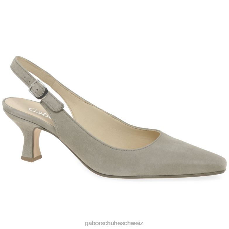 Schuhwerk Frauen Gabor Visone-Wildleder Lindy Pumps XTX0262