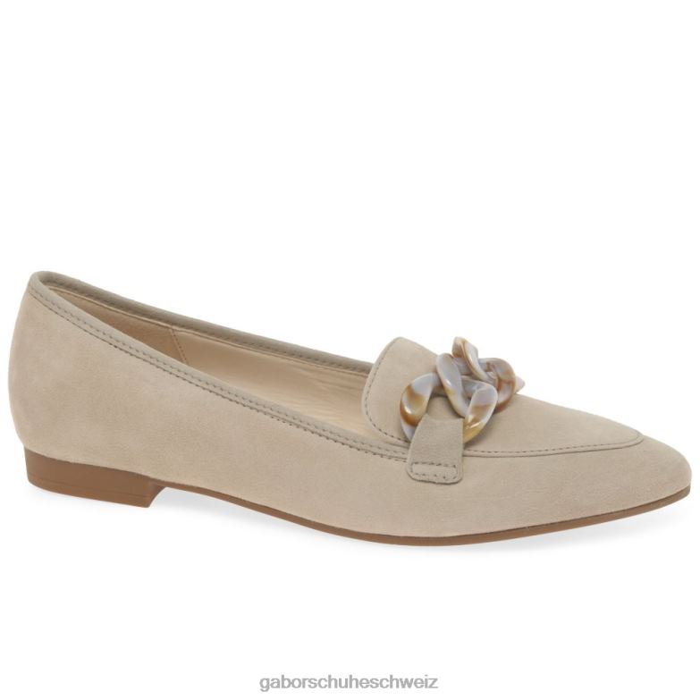 Schuhwerk Frauen Gabor Wüstenwildleder Carol-Slipper XTX0296