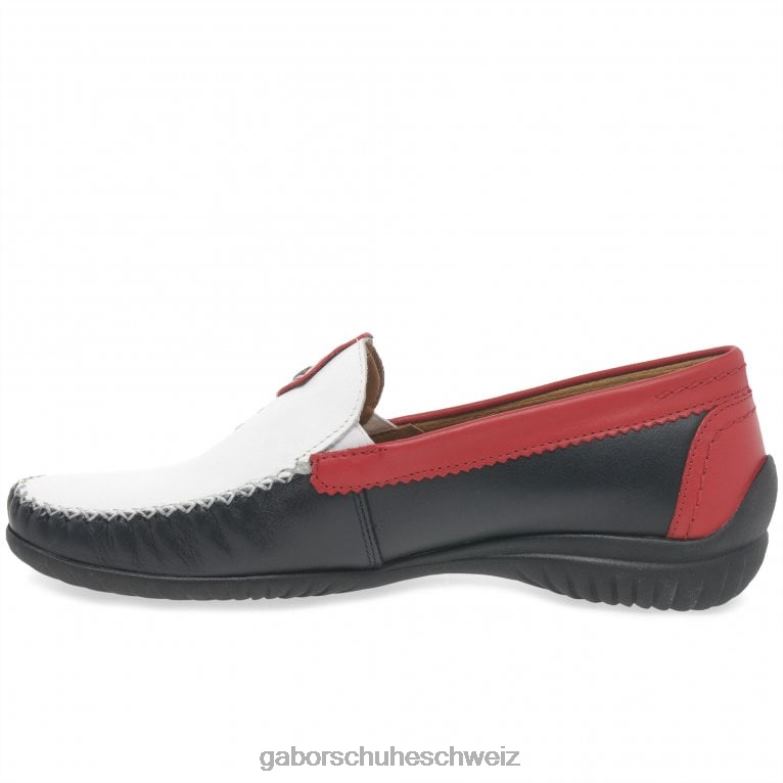 Schuhwerk Frauen Gabor Mitternachtsmulti California sportliche Mokassins XTX0282