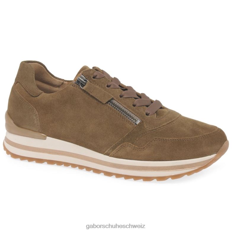 Schuhwerk Frauen Gabor Farro-Wildleder Nulon-Trainer XTX02145