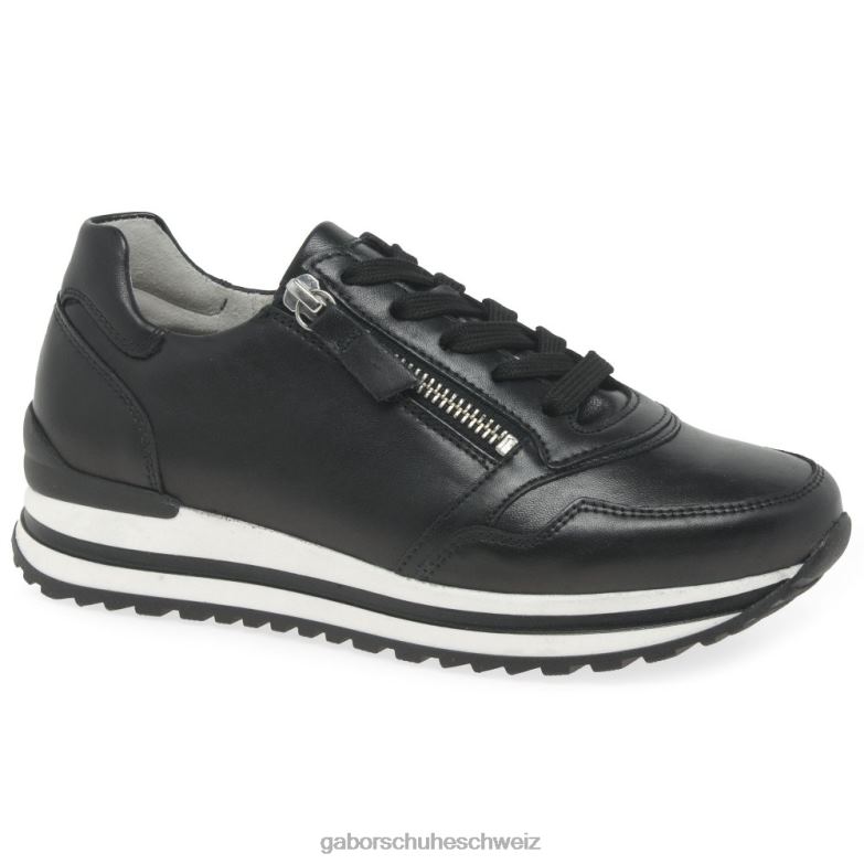 Schuhwerk Frauen Gabor Schwarz Nulon-Trainer XTX02147