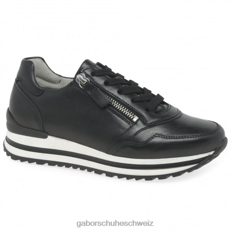 Schuhwerk Frauen Gabor Schwarz Nulon-Trainer XTX02147