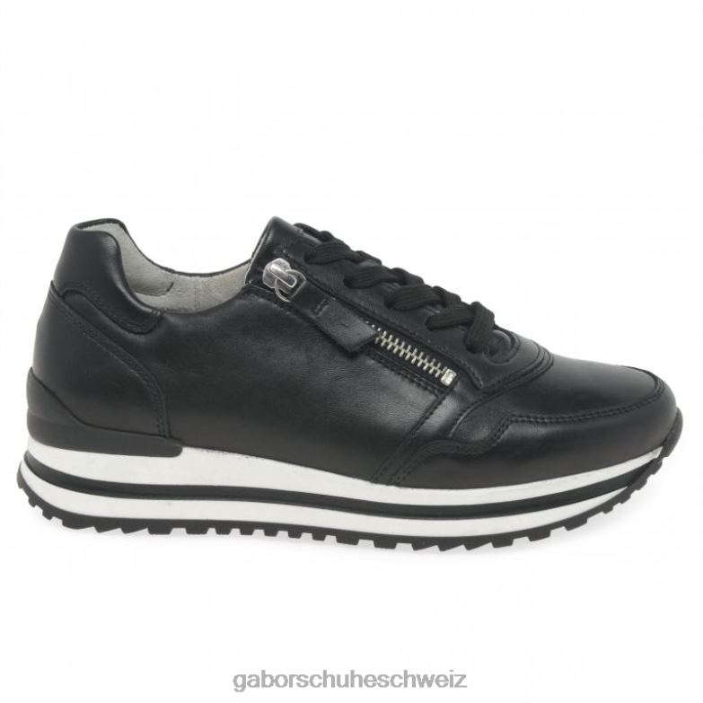 Schuhwerk Frauen Gabor Schwarz Nulon-Trainer XTX02147