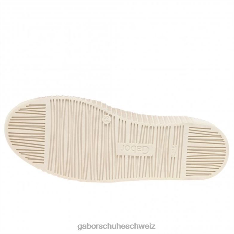 Schuhwerk Frauen Gabor Seidenwildleder/Muschel Lässige Walzer-Sneaker XTX02126