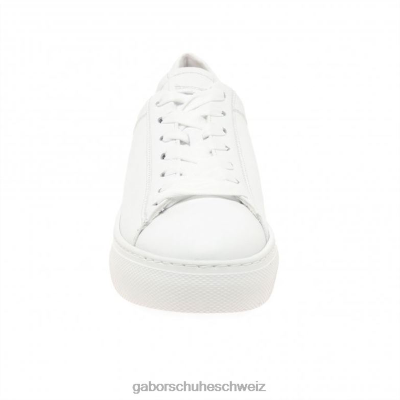 Schuhwerk Frauen Gabor Weiß Camrose-Trainer XTX02139
