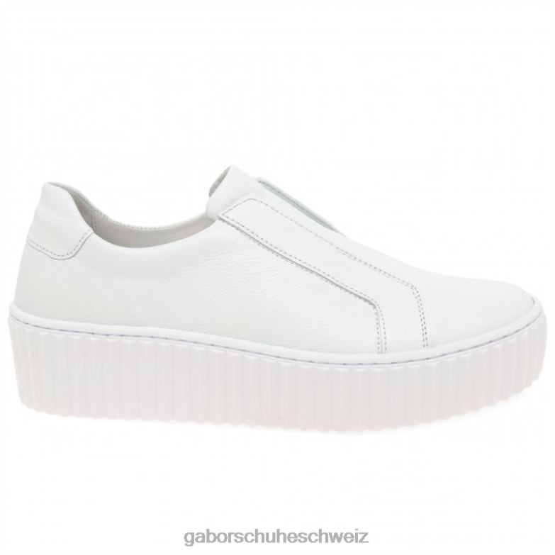 Schuhwerk Frauen Gabor Weiß Debra-Trainer XTX02148