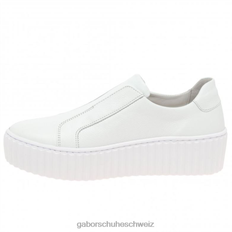 Schuhwerk Frauen Gabor Weiß Debra-Trainer XTX02148