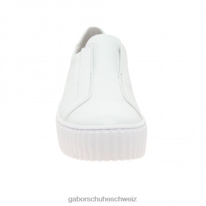 Schuhwerk Frauen Gabor Weiß Debra-Trainer XTX02148
