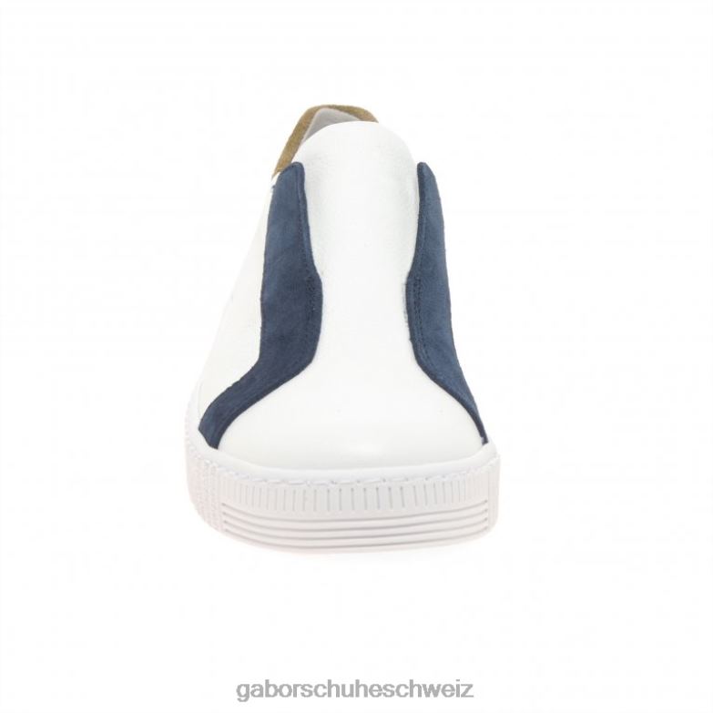 Schuhwerk Frauen Gabor weiß/marine Freizeit-Sneaker von Wye Sports XTX02140