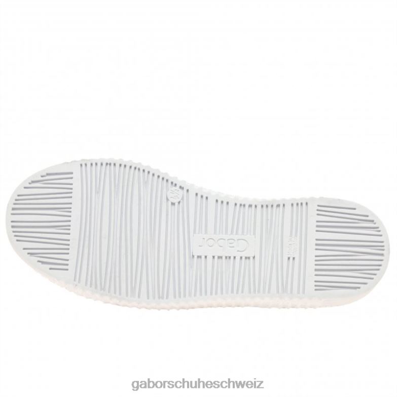 Schuhwerk Frauen Gabor weiß/marine Wemo-Trainer XTX02143