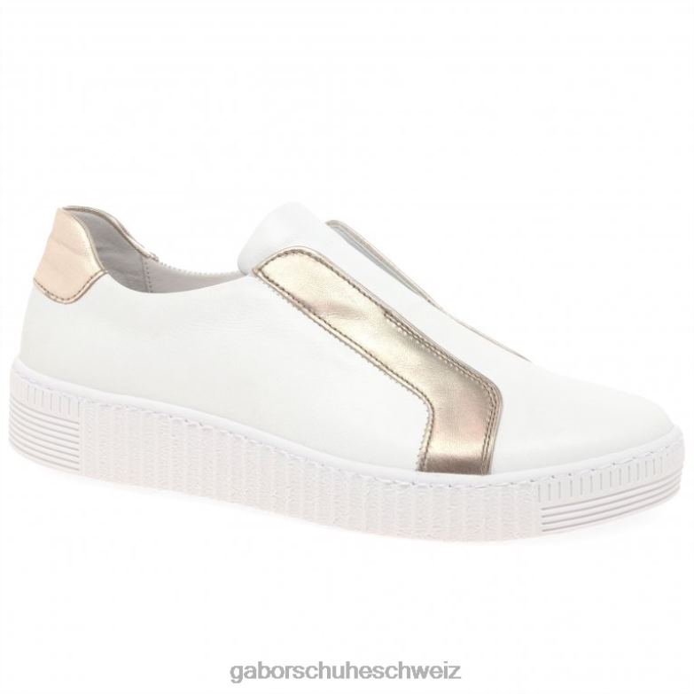 Schuhwerk Frauen Gabor weiß/puder Freizeit-Sneaker von Wye Sports XTX02141