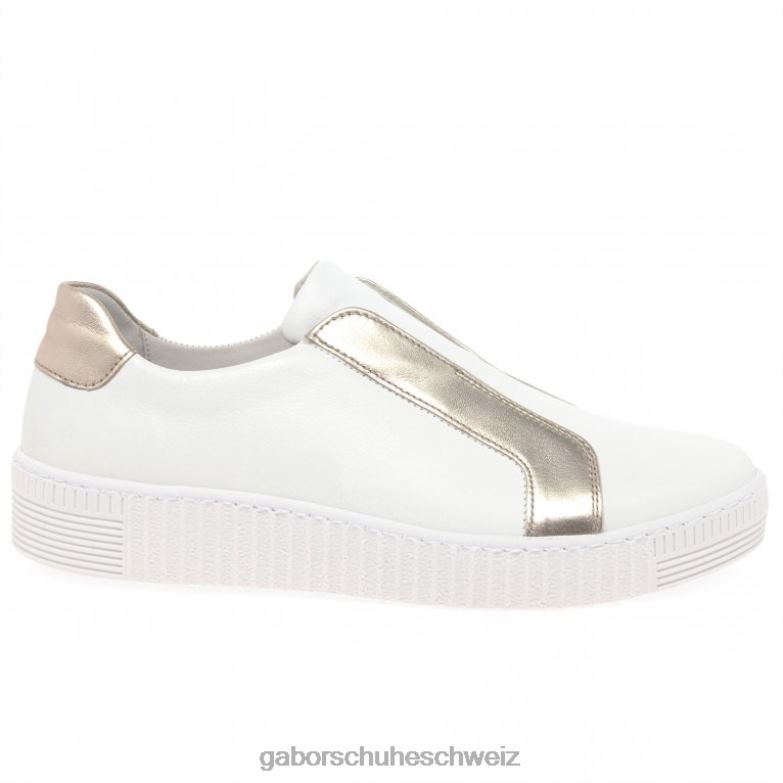 Schuhwerk Frauen Gabor weiß/puder Freizeit-Sneaker von Wye Sports XTX02141