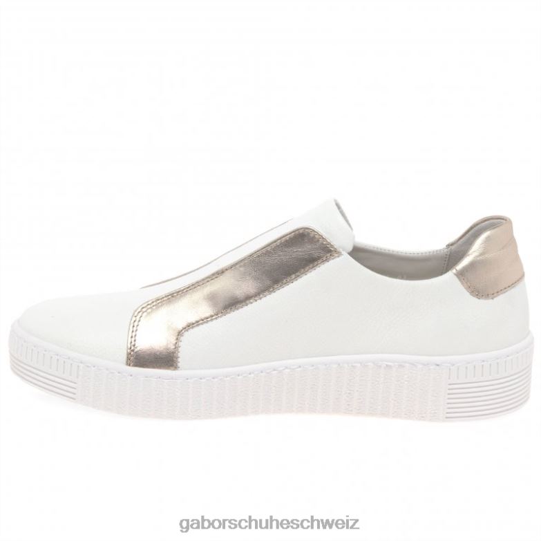 Schuhwerk Frauen Gabor weiß/puder Freizeit-Sneaker von Wye Sports XTX02141