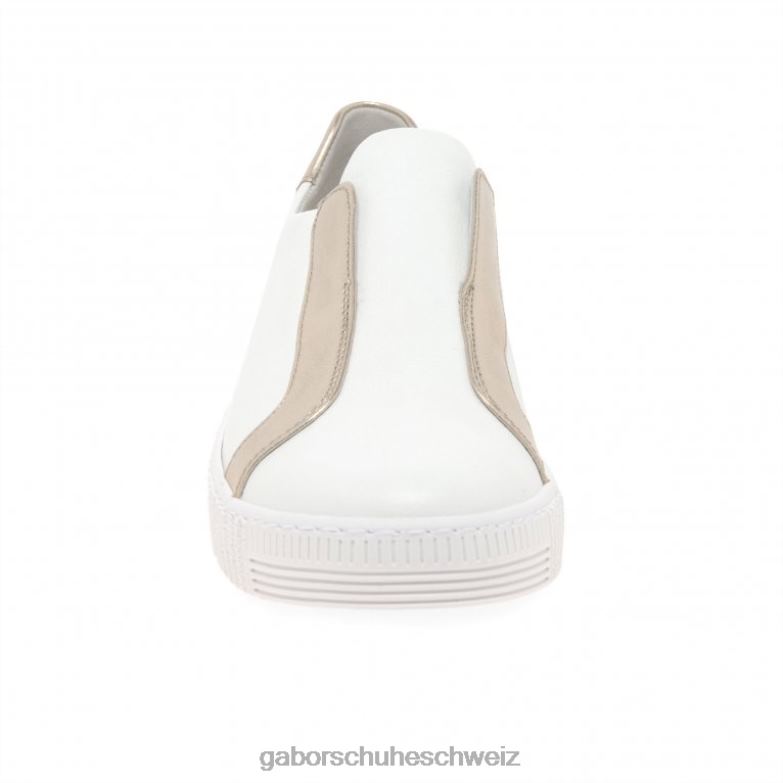 Schuhwerk Frauen Gabor weiß/puder Freizeit-Sneaker von Wye Sports XTX02141