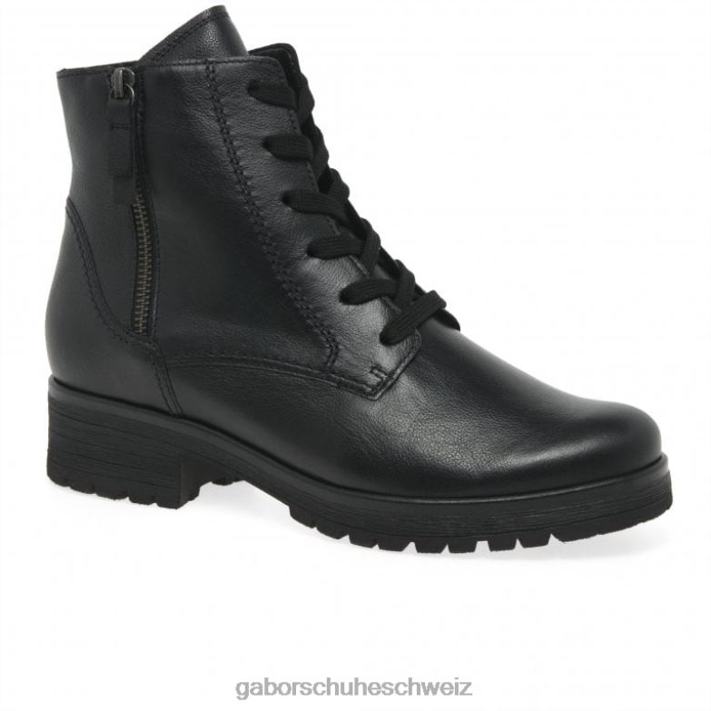 Schuhwerk Frauen Gabor Schwarz Zane-Stiefeletten XTX02209