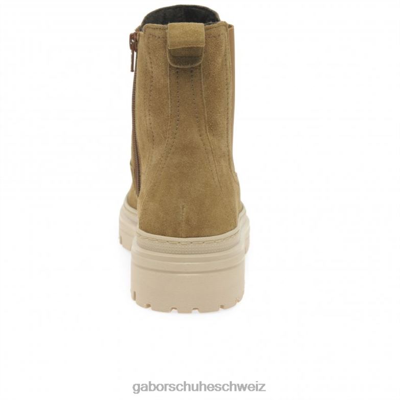 Schuhwerk Frauen Gabor Löwen-Wildleder Gazania Chelsea-Stiefel XTX02235