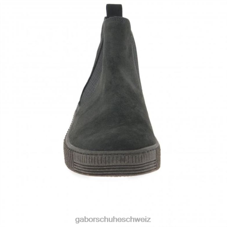 Schuhwerk Frauen Gabor Pfeffer-Wildleder Lourdes Chelsea-Stiefel XTX02333