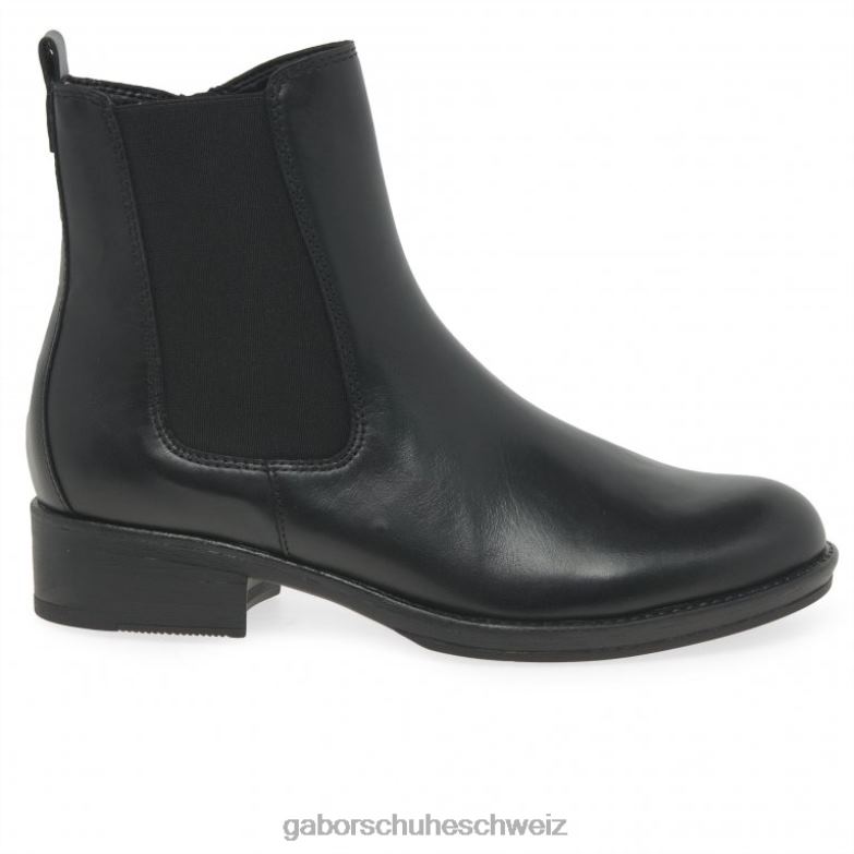 Schuhwerk Frauen Gabor Schwarz Adair Chelsea-Stiefel XTX02258