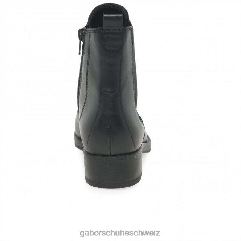 Schuhwerk Frauen Gabor Schwarz Adair Chelsea-Stiefel XTX02258