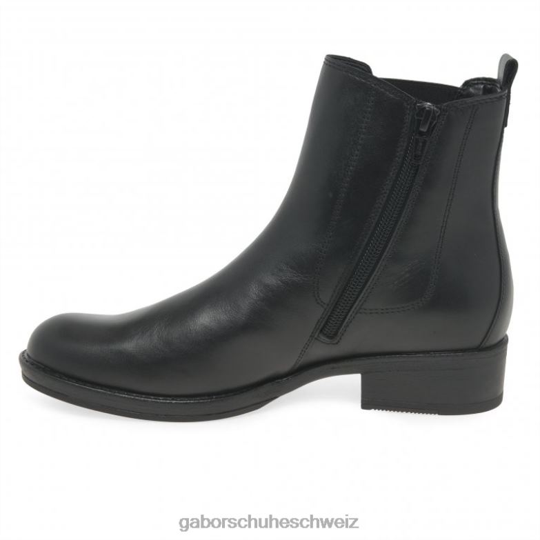 Schuhwerk Frauen Gabor Schwarz Adair Chelsea-Stiefel XTX02258