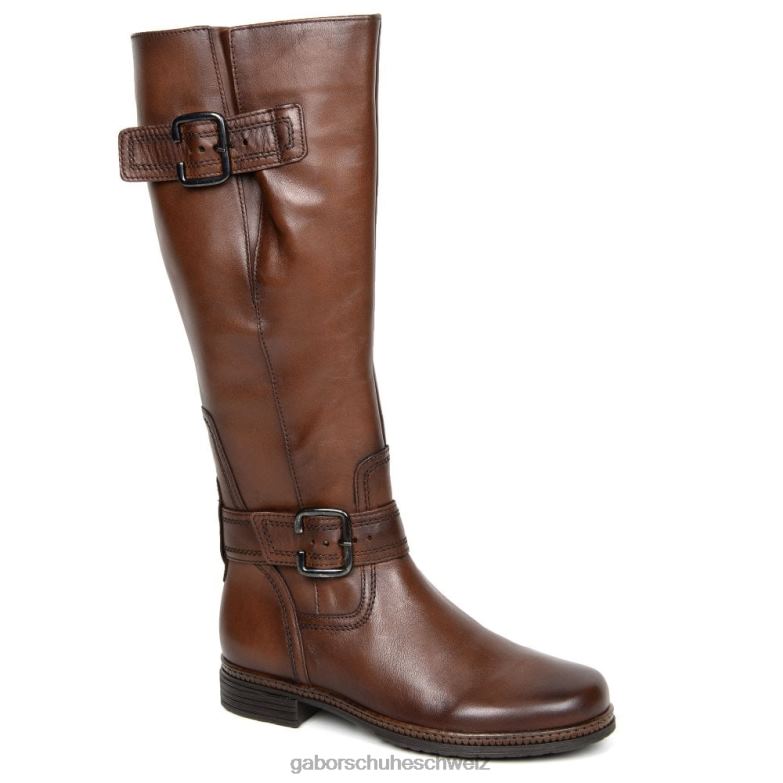 Schuhwerk Frauen Gabor Sattel Nevada (m) kniehohe Stiefel XTX02274