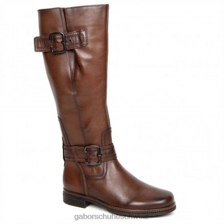 Schuhwerk Frauen Gabor Sattel Nevada (m) kniehohe Stiefel XTX02274