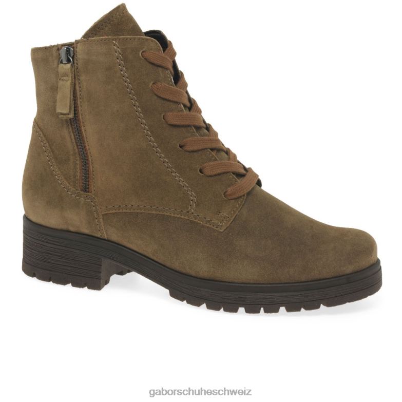 Schuhwerk Frauen Gabor Farro-Wildleder Zane-Stiefeletten XTX02207