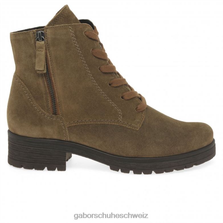 Schuhwerk Frauen Gabor Farro-Wildleder Zane-Stiefeletten XTX02207