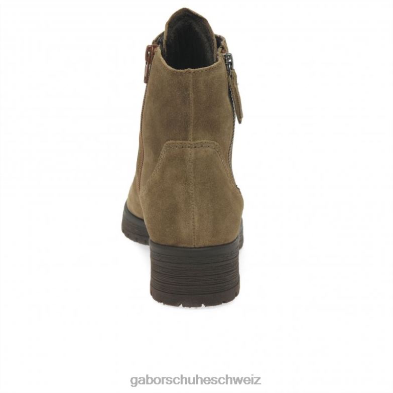 Schuhwerk Frauen Gabor Farro-Wildleder Zane-Stiefeletten XTX02207