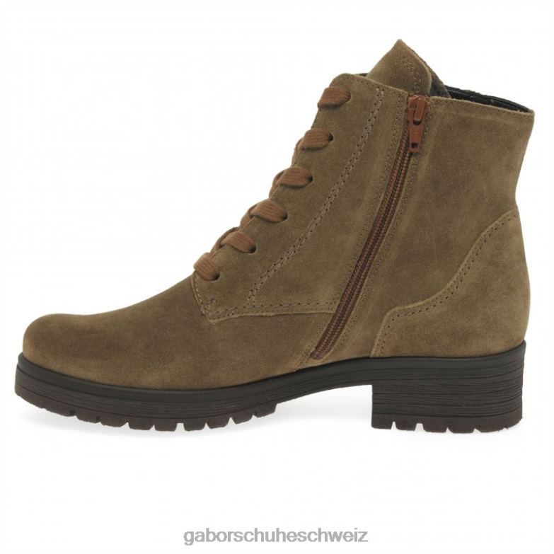 Schuhwerk Frauen Gabor Farro-Wildleder Zane-Stiefeletten XTX02207