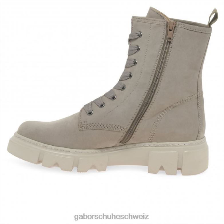 Schuhwerk Frauen Gabor Leinennubuk Jenkins-Stiefeletten XTX02228