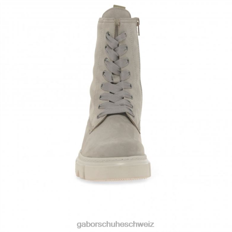 Schuhwerk Frauen Gabor Leinennubuk Jenkins-Stiefeletten XTX02228