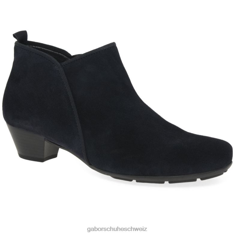 Schuhwerk Frauen Gabor Marine-Wildleder Trudy Stiefeletten XTX02195