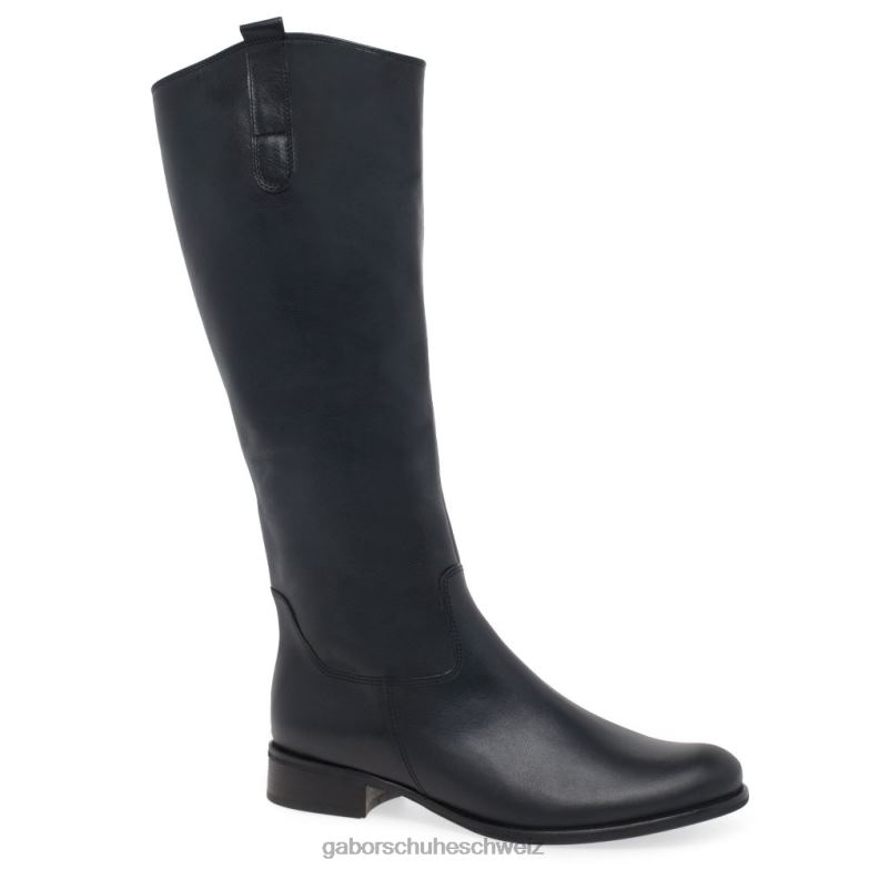 Schuhwerk Frauen Gabor Notte-Leder Brook M mittelhohe, lange Stiefel XTX02270