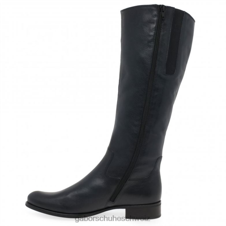 Schuhwerk Frauen Gabor Notte-Leder Brook M mittelhohe, lange Stiefel XTX02270