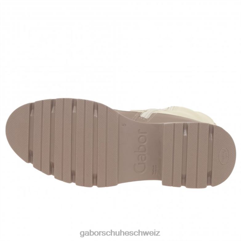 Schuhwerk Frauen Gabor Panna/dunkler Akt Leora Bikerstiefel XTX02245