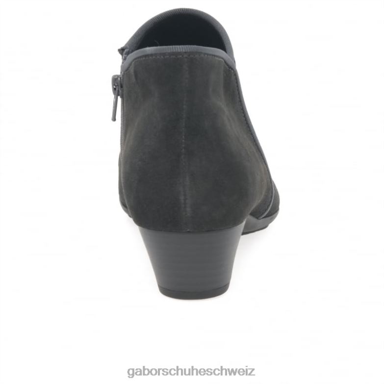 Schuhwerk Frauen Gabor Pfeffer-Wildleder Trudy Stiefeletten XTX02197