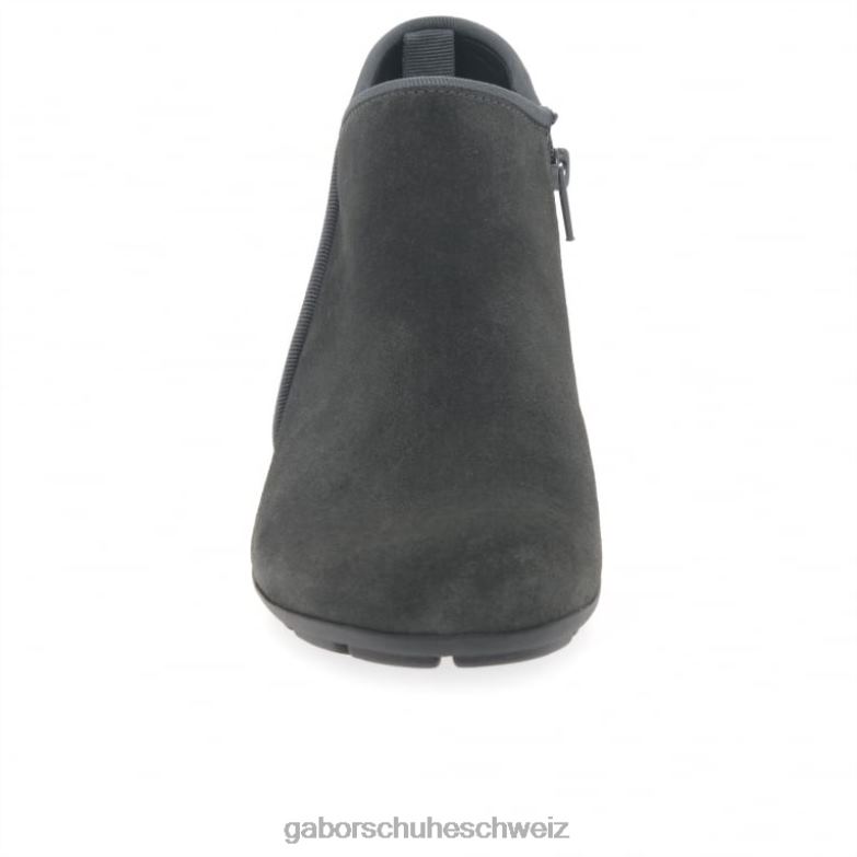 Schuhwerk Frauen Gabor Pfeffer-Wildleder Trudy Stiefeletten XTX02197