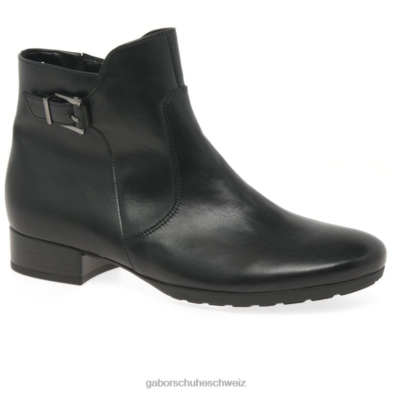Schuhwerk Frauen Gabor Schwarz Bolan-Stiefeletten XTX02224