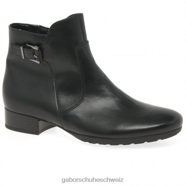 Schuhwerk Frauen Gabor Schwarz Bolan-Stiefeletten XTX02224