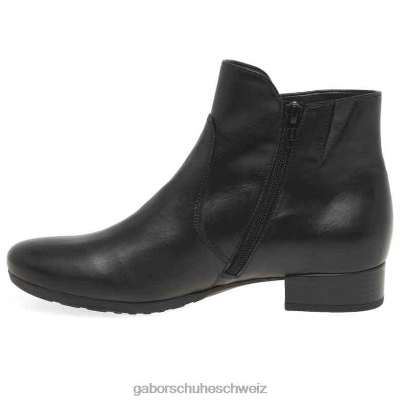 Schuhwerk Frauen Gabor Schwarz Bolan-Stiefeletten XTX02224