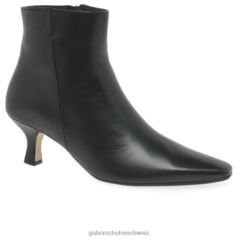 Schuhwerk Frauen Gabor Schwarz Einblick-Stiefeletten XTX02216