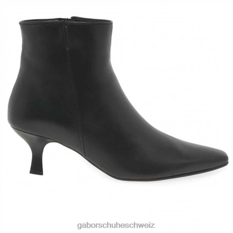 Schuhwerk Frauen Gabor Schwarz Einblick-Stiefeletten XTX02216