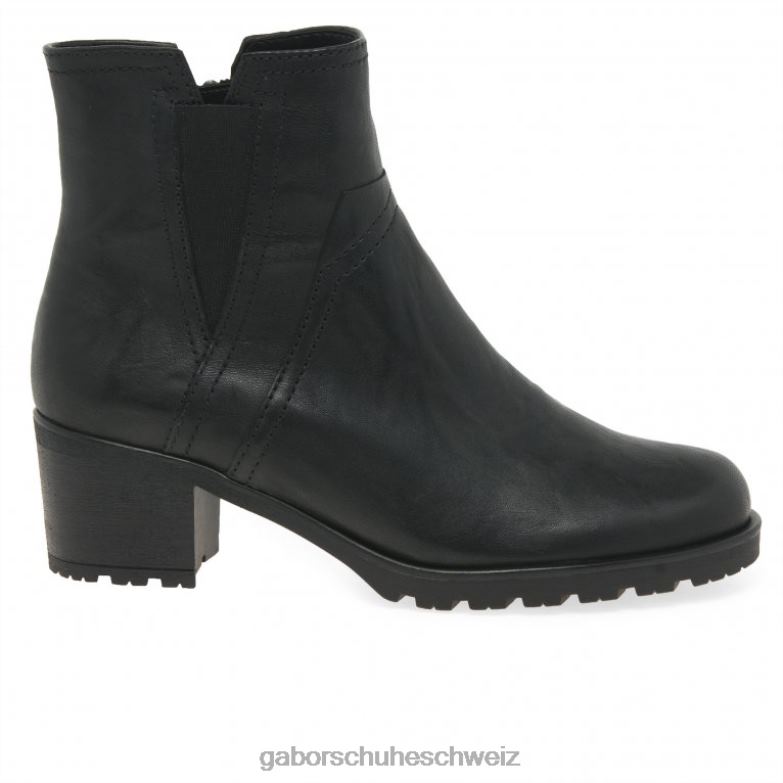 Schuhwerk Frauen Gabor Schwarz Einladungs-Stiefeletten XTX02252