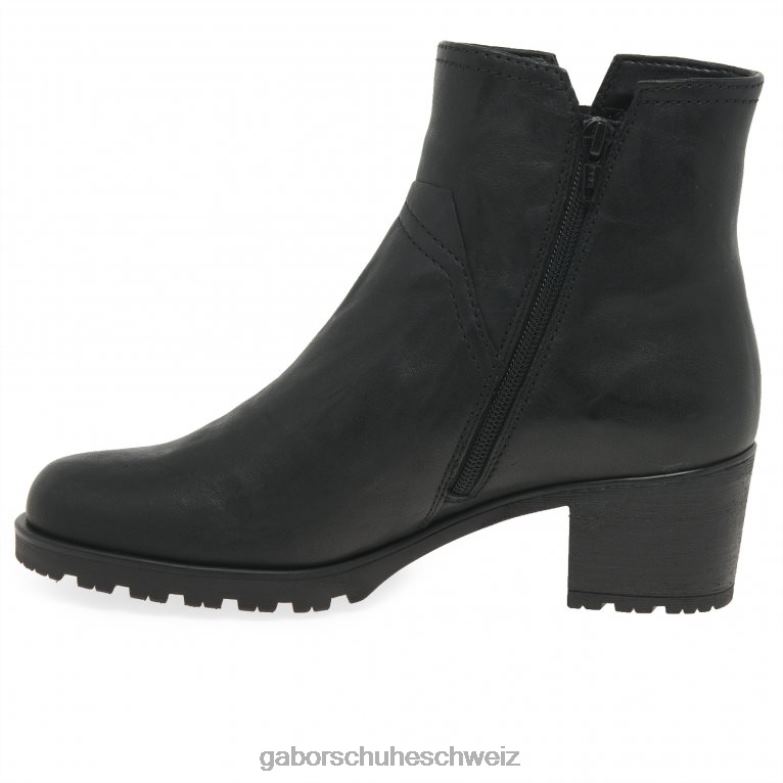 Schuhwerk Frauen Gabor Schwarz Einladungs-Stiefeletten XTX02252