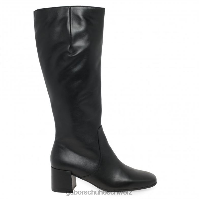 Schuhwerk Frauen Gabor Schwarz Ergo l lange Stiefel XTX02282