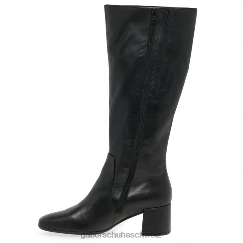 Schuhwerk Frauen Gabor Schwarz Ergo l lange Stiefel XTX02282