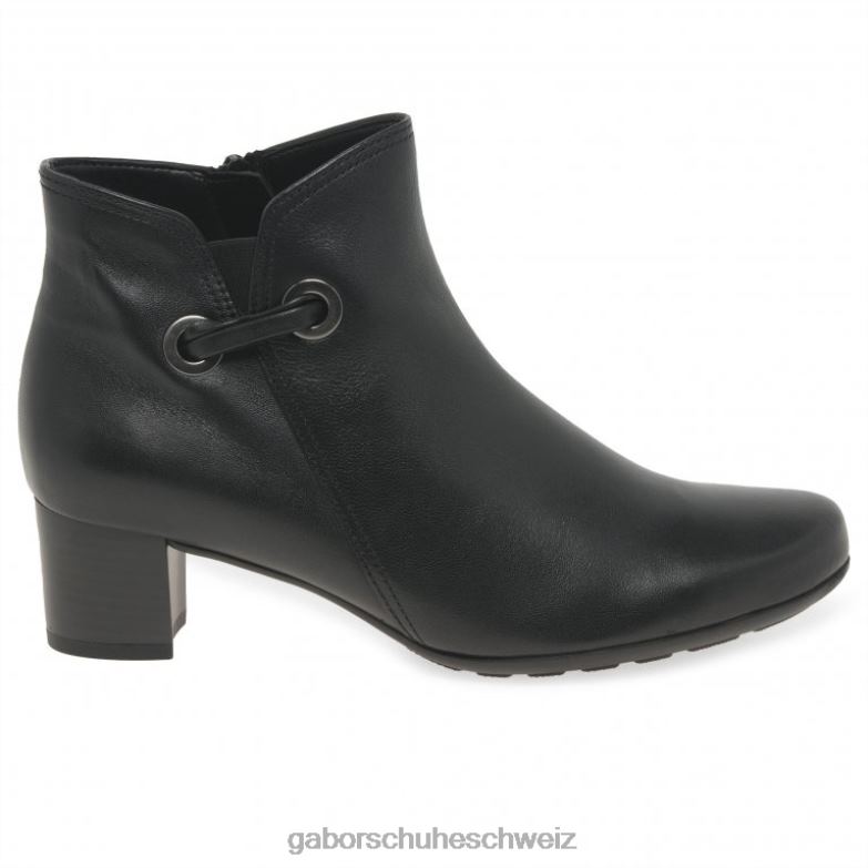 Schuhwerk Frauen Gabor Schwarz Keegan-Stiefeletten XTX02203