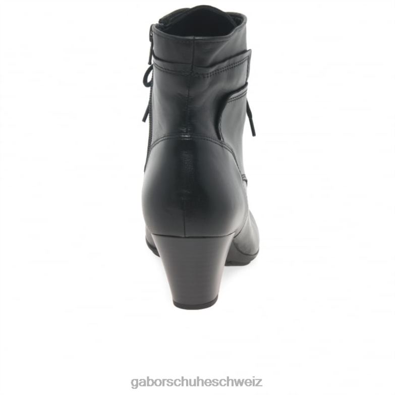 Schuhwerk Frauen Gabor Schwarz Nationale Stiefeletten XTX02185